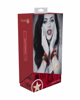 Milan Collectie – Handboeien – Zwart/Rood