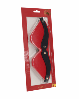 Milan Collectie – Blinddoek – Zwart/Rood