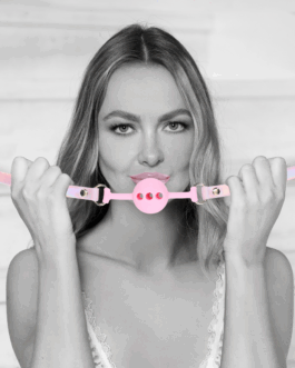 Paris Collectie - Siliconen Ball Gag - Roze