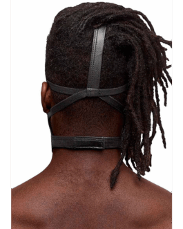 Triton – Masker met Verstelbare Nek en Voorring – Eén Maat – Zwart