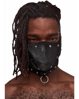 Triton – Masker met Verstelbare Nek en Voorring – Eén Maat – Zwart