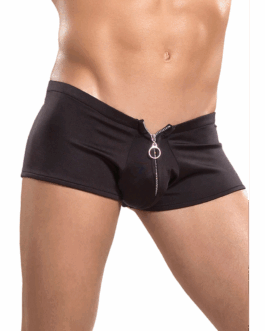 Shorts met Rits – L/XL – Zwart