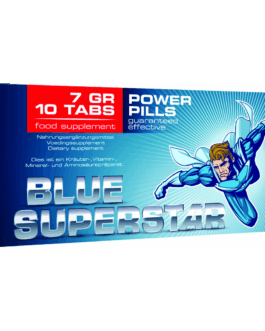 Blauwe Superstar – Stimulerende Capsules