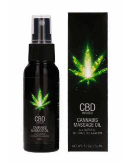 CBD Cannabis Massageolie – 2 fl oz / 50 ml