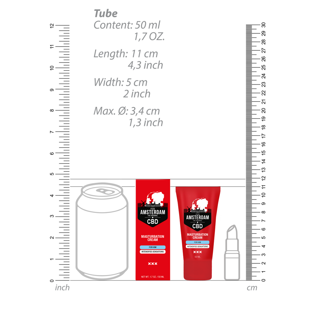 Originele CBD uit Amsterdam - Masturbeer crème voor Hem - 2 fl oz / 50 ml - Afbeelding 6