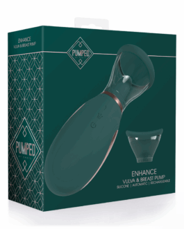 Enhance – Oplaadbare Vulva- en Borstpomp – Bosgroen