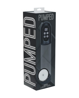 Engage – Automatische Waterdichte Penis Pomp en Masturbator – Gun Metal