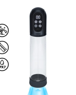 Engage – Automatische Waterdichte Penis Pomp en Masturbator – Gun Metal