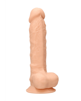 Siliconen Dildo met Ballen – 9 / 23 cm