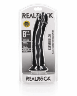 Gebogen Realistische Dildo met Zuignap – 8 / 20,5 cm