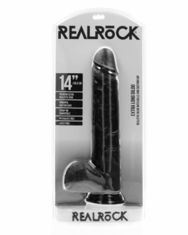 Extra Large Straight met Ballen 14 / 35,5 cm – Zwart