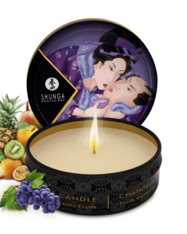 Mini Massage Kaars – Exotische Vruchten – 1 oz / 30 ml