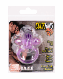 Ultra Soft Vibrating Jelly Rabbit Cockring