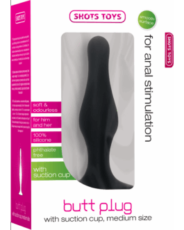 Buttplug met zuignap – Medium