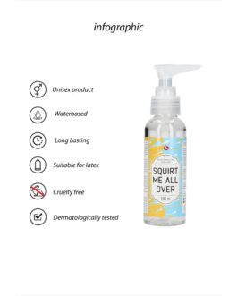 Squirt Me All Over – Waterbased Lubricant – 3 fl oz / 100 ml