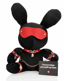 Konijnen Bondage – Velvet – Groot – Zwart