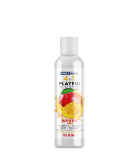 4 in 1 Playful Flavors – Lubricant with Mango Flavor – 1 fl oz / 29,5 ml