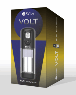 Ikon VOLT – Vibrerende Wrijvende Verwarmende Masturbator – Doorzichtig