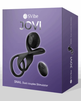 JOVI – Dual Couples Ring Stimulator – Zwart