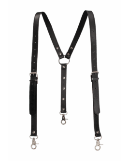 Split Leather Suspenders for Men