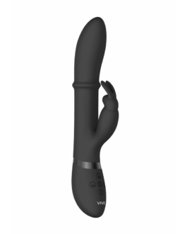 Halo – Ring Rabbit Vibrator – Zwart