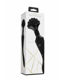 Shiatsu – Buigbare Massager Wand – Zwart