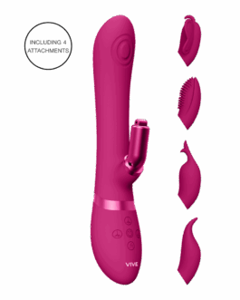 Etsu – Pulse Wave G-Spot Rabbit  Clitoral Stimulator – Roze