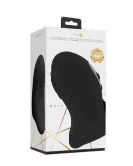 Hana – Pulse Wave Vinger Vibrator – Zwart