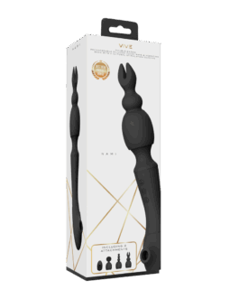Nami – Pulse Wave  Vibrating Wand – Zwart