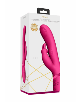 Mei – Dual Pulse-Wave  Vibrating C-spot  G-Spot Rabbit – Roze