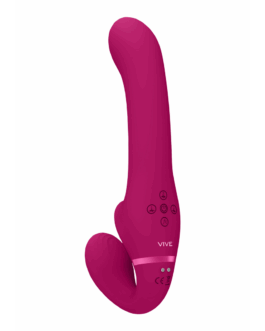 Ai – Dual Vibrating  Air Wave Tickler Strapless Strapon
