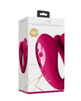 Yoko – Triple Action Vibrator Dual Prongs met Clitorale Pulsatiegolf