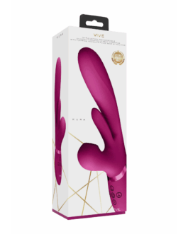 Kura – Duwende G-Spot Vibrator met Flapper Tong en Pulse Wave Stimulator – Roze