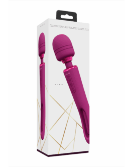 Kiku – Dubbelzijdige Wand met Innovatieve G-Spot Flapper Stimulator – Roze