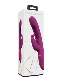 Mika – Triple Motor – Vibrerende Rabbit met Innovatieve G-Spot Flapper Stimulator – Roze