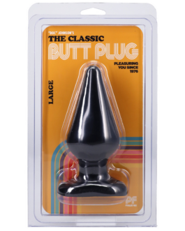Klassieke Butt Plug – Groot – Zwart