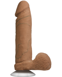 Realistische Cock met Ballen – Verwijderbare Vac-U-Lock Zuignap – ULTRASKYN – 8 / 21 cm – Karamel