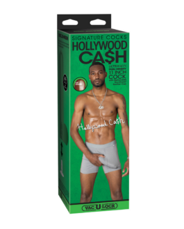 Hollywood Cash – Realistische ULTRASKYN Dildo – 11 / 29 cm – Chocolade