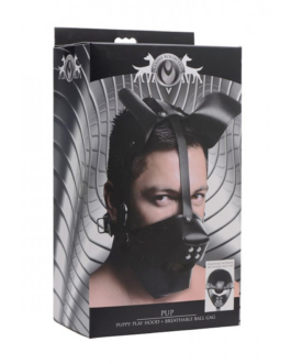 Pup – Puppy Speelmasker + Ademend Ballgag