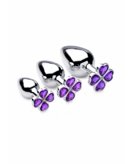 Violet Flower – Butt Plug Set – 3 Stuks