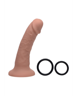 Seducer – Siliconen Dildo met Harness – 7 / 18 cm