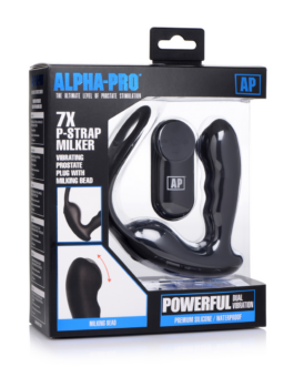 Melk- en Vibrerende Prostaatmassager + Harnas met 7 Snelheden