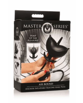 Bad Buoy Anchor – Opblaasbare Siliconen Anale Plug – Zwart