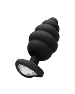 Geribbelde Diamant Hart Plug – Regular