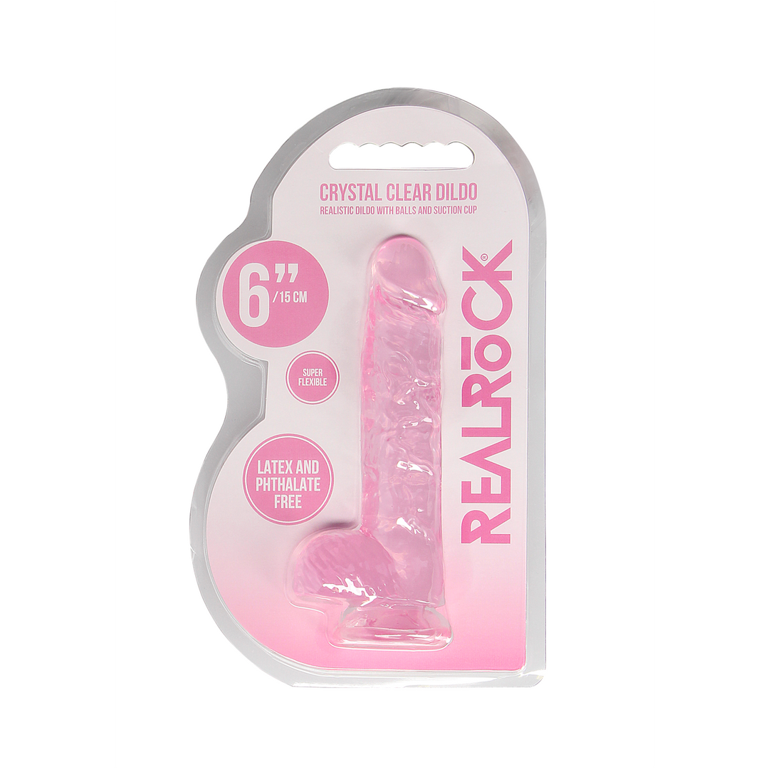 Realistisch Dildo met Ballen - 6 / 15 cm - Afbeelding 2