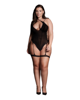 Metis XVI – Body met Jarretels en Kruisling – Plus Size