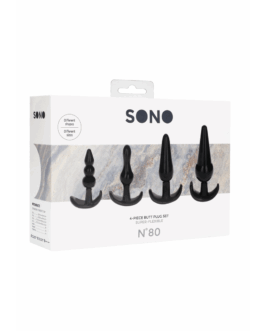 No.80 – 4-delige Butt Plug Set