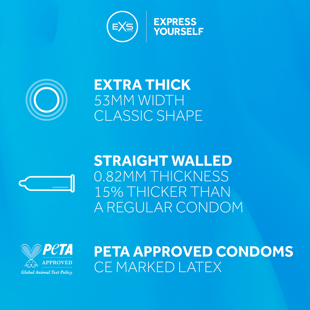 EXS Extra Thick - Condoms - 100 Stuks - Afbeelding 4