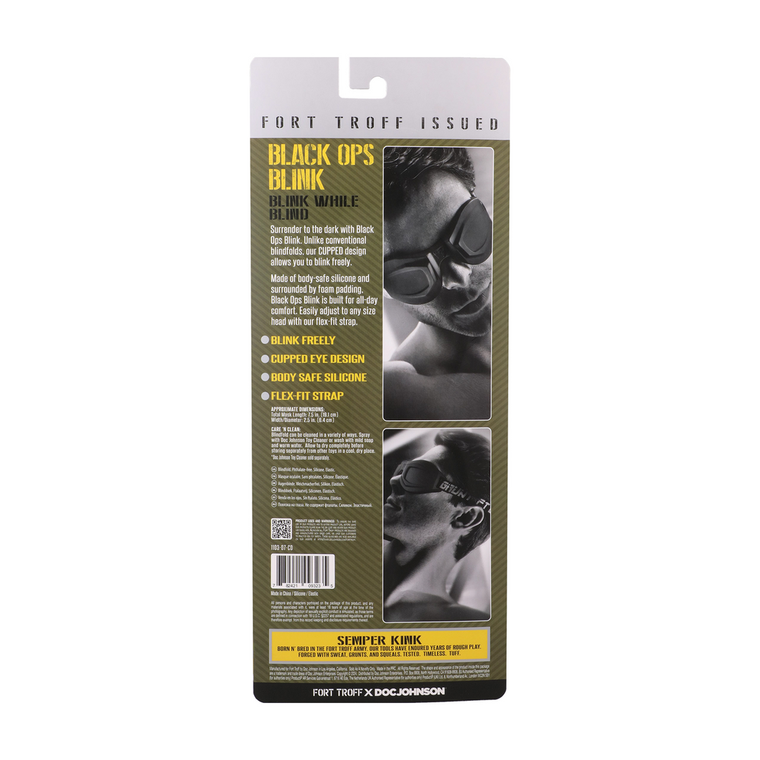 Black Ops Blink - Blinddoek - Zwart - Afbeelding 3