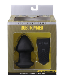 Robo Rimmer X – Vibrerende Plug – Zwart